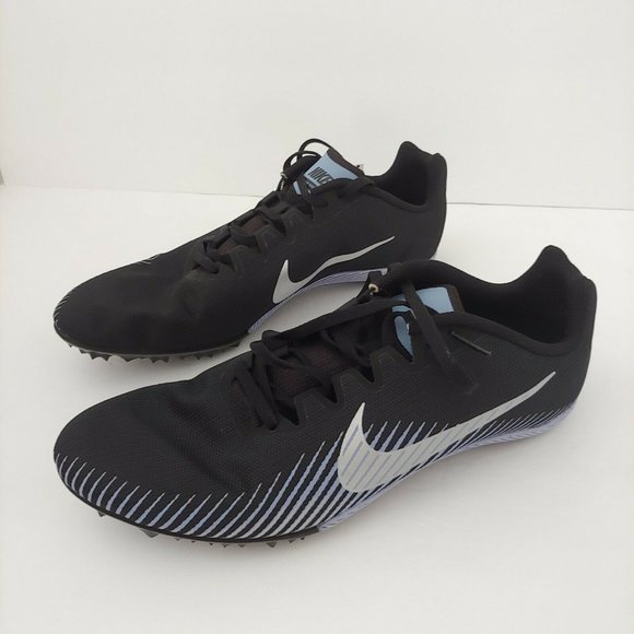 ♥️SOLD♥️NEW NIKE Zoom Rival M9 Black Gray Track Racing 12 - Picture 7 of 10